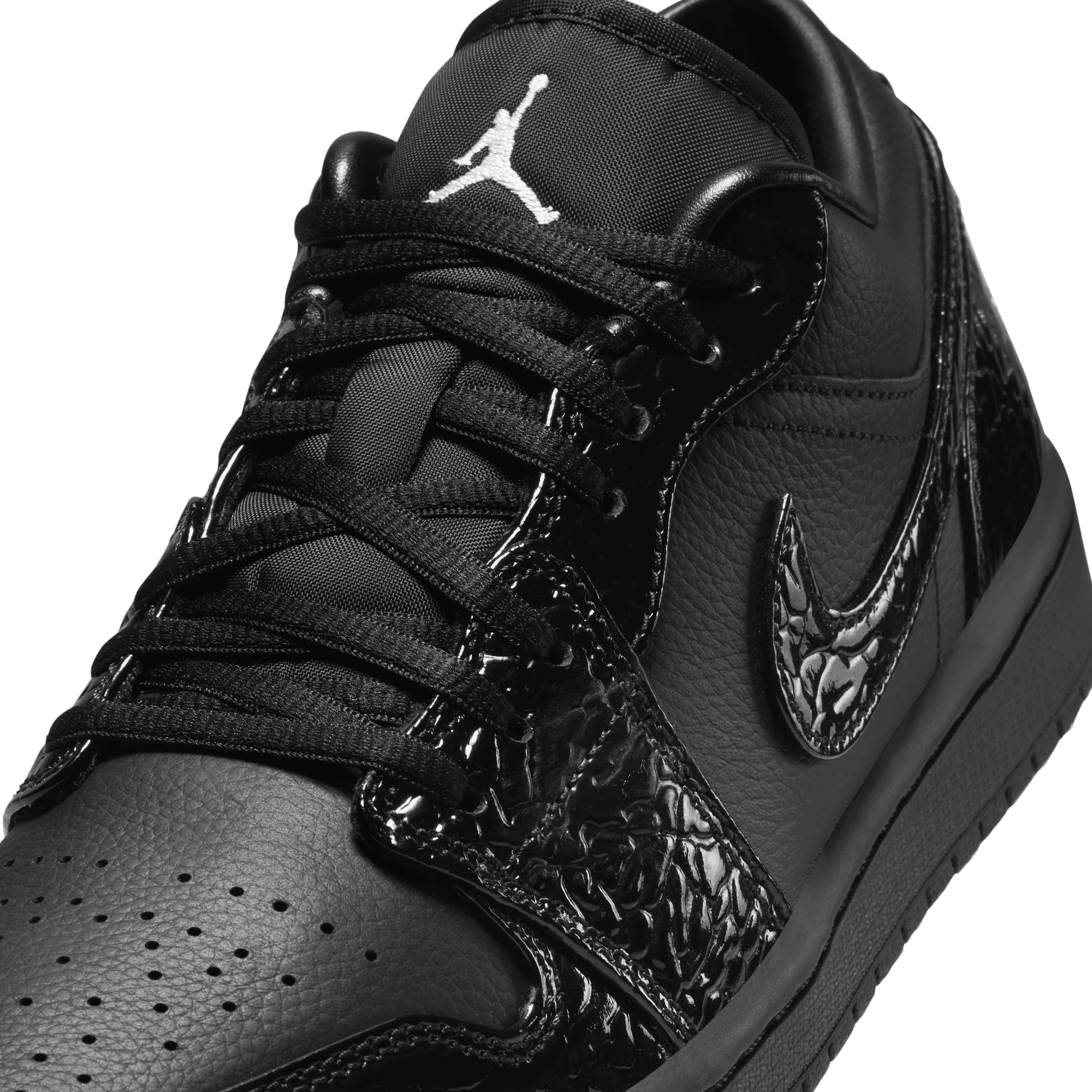 air jordan 1 black croc