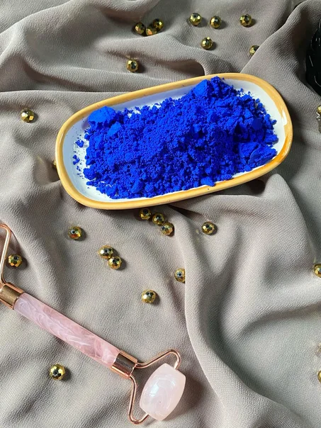 مسحوق النيلة الأزرق المغربي، - يعزز تبييض البشرة وإشراقها بجودة ممتازة