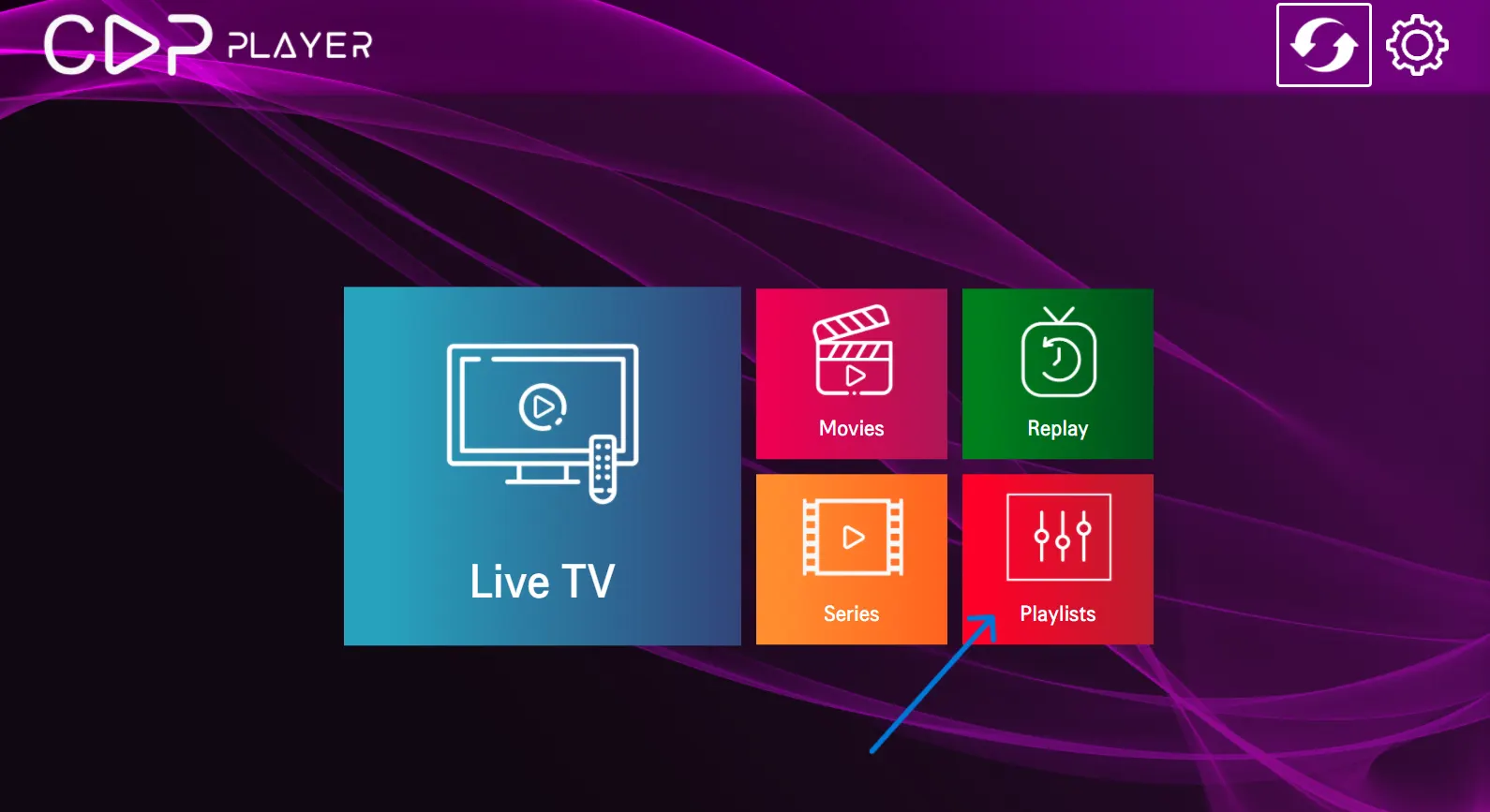 CAP PLAYER IPTV