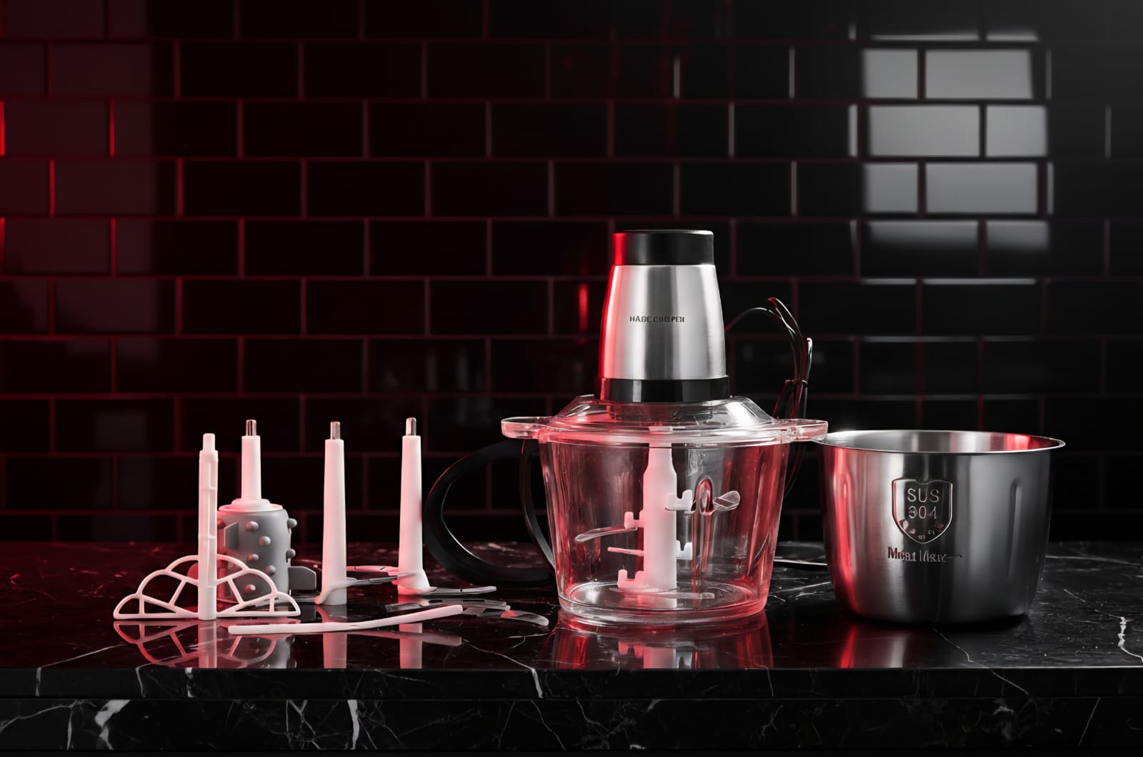 PACK ROBOT CULINAIRE  ( plaqaue 70cm + hachoir 3 litres + Mixeur Fruit )