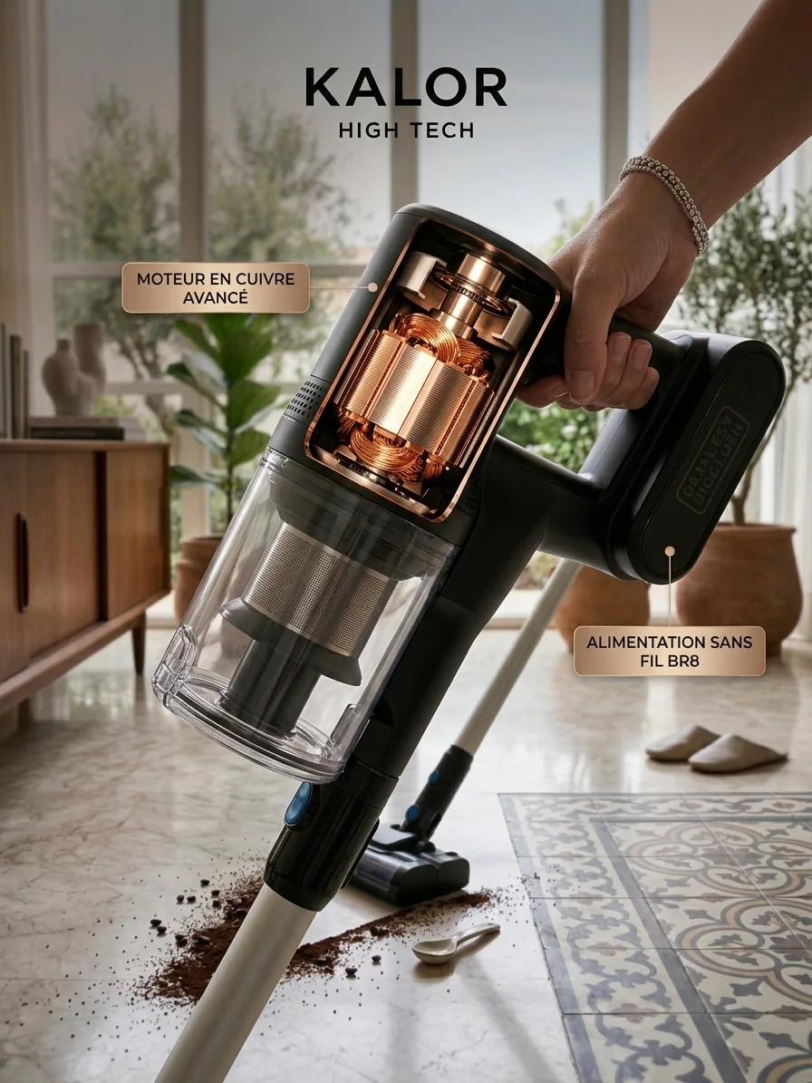 ASPIRATEUR LAVANTE SOL sans fil    مكنسة كهربائية لاسلكية تغسل وتشفط الأرضيات