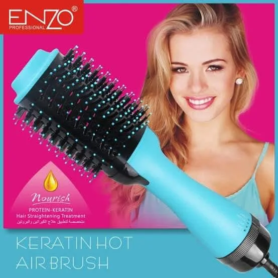 ENZO 🇮🇹 One Step Keratin Hot Air Brush .