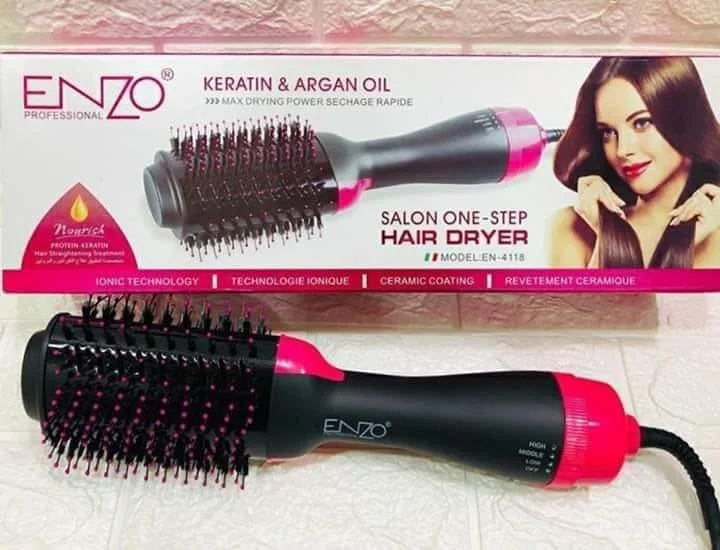 ENZO 🇮🇹 One Step Keratin Hot Air Brush .