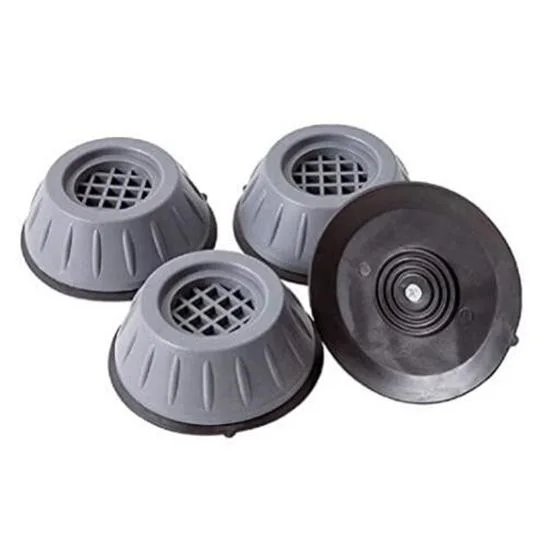 Lot de 4 coussinets anti-vibrations pour pieds antidérapants et silencieux pour machine à laver