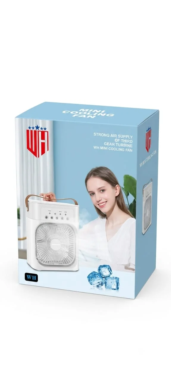 WH Mini Cooling Fan - Mini Climatiseur et Refroidisseur d'Air Portable (مروحة التبريد الصغيرة WH - مكيف ومبرد هواء محمول)