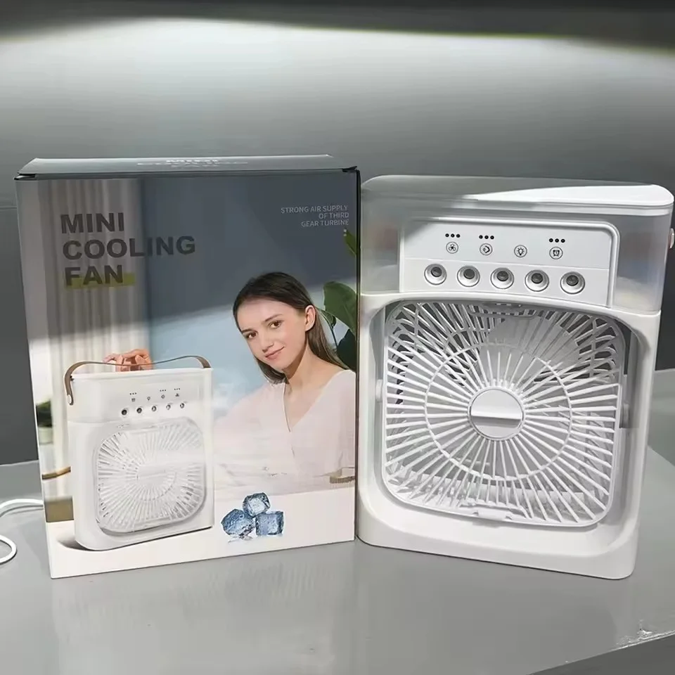 WH Mini Cooling Fan - Mini Climatiseur et Refroidisseur d'Air Portable (مروحة التبريد الصغيرة WH - مكيف ومبرد هواء محمول)