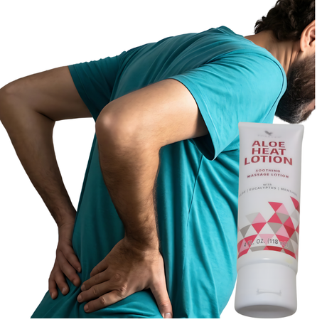 جل تدليك بالحرارة من الألوة فيرا