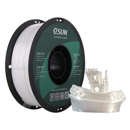 eSUN Silk Filament 3D PLA White 1.75mm 1kg