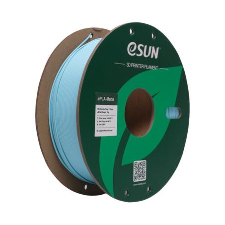 Filament eSUN 3D ePLA-Matte Bleu clair 1,75 mm 1 kg