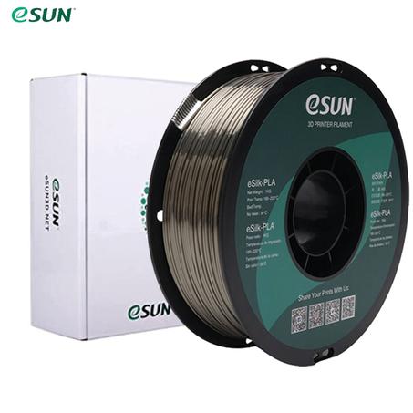 Filament de soie eSUN 3D PLA Bronze 1,75 mm 1 kg