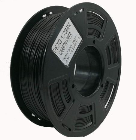 Filament 3D PETG Fibre de Carbone 1.75mm 1kg