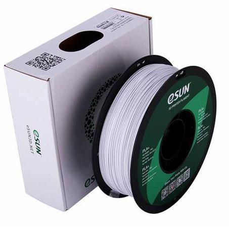 Filament eSUN PLA+ Blanc froid 1,75 mm 1 kg