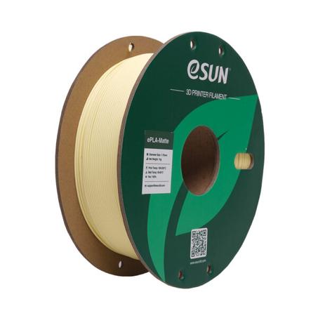 Filament eSUN 3D ePLA-Matte Amande-Jaune 1,75 mm 1 kg