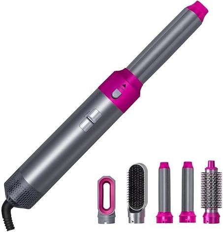 5 in 1 Hair Dryer Airwrap Heat Comb Automatic