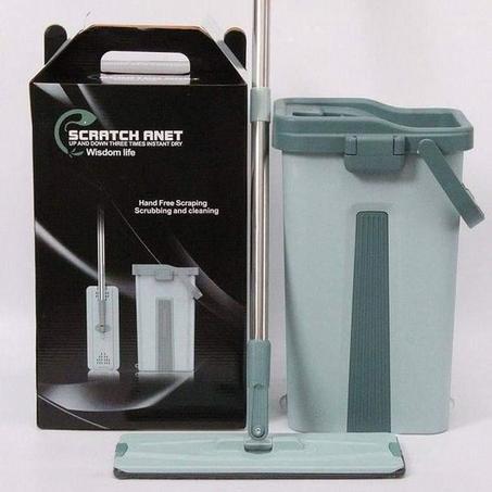 ممسحة الأرض الرائعة ب7 مناشف  و سطل🪣