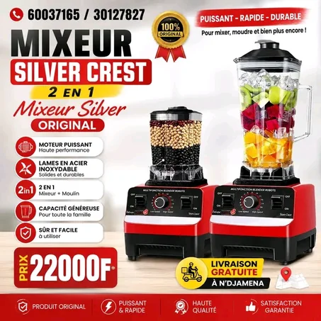 MIXEUR SILVER CRESH 2 EN 1