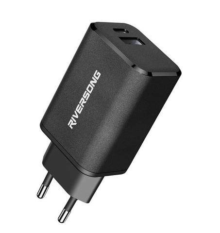 Adaptateur Riversong 65W- Usb + Typ-C