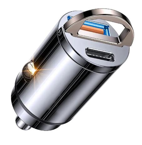 Baseus Chargeur de Voiture USB + TYP-C 38W