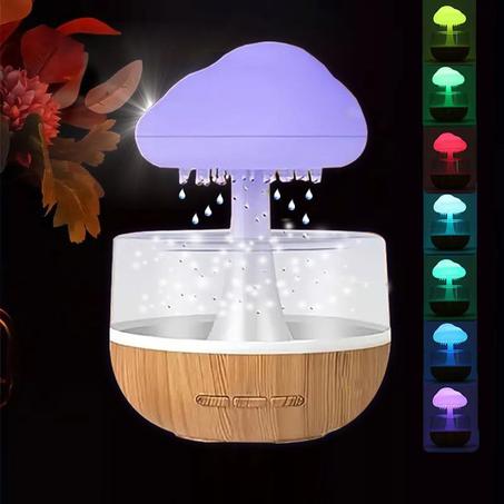 Humidificateur d'air lampe colorée  goutte de pluie