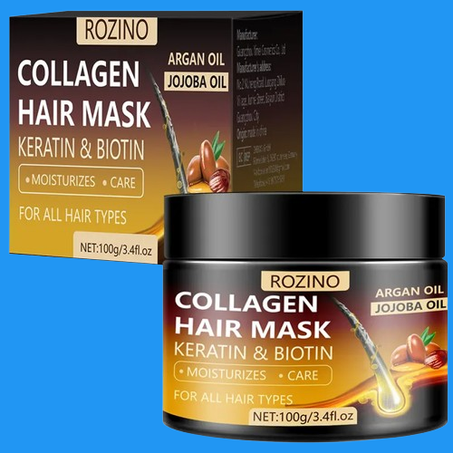 قناع الشعر بزيت الجوجوبا وزيت الأركان