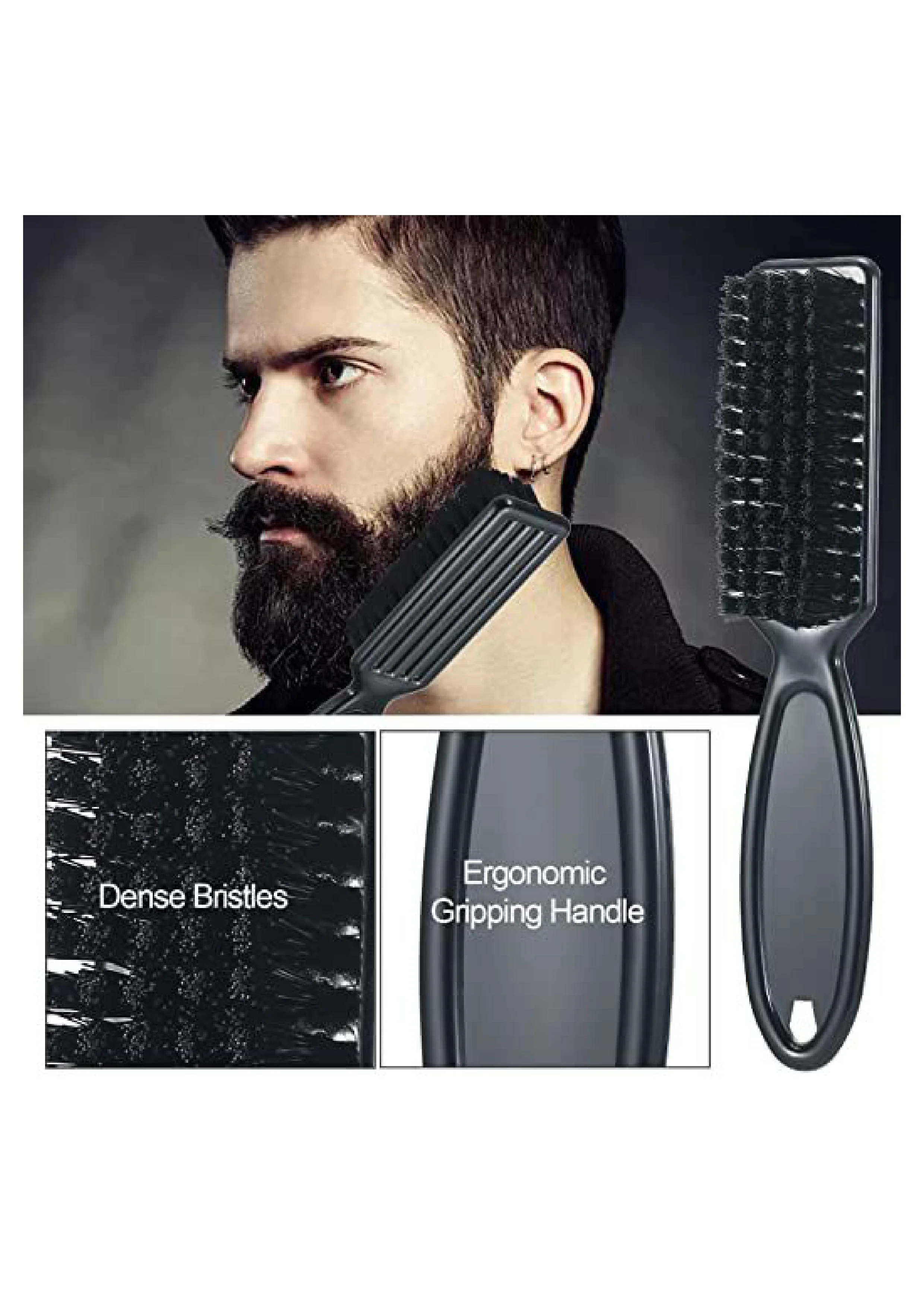 قلم اللحية Hoyecl للرجال ، قلم ملء اللحية كيت قلم اللحية للمناطق غير المكتملة ، مقاوم للعرق ، مقاوم للماء ، قلم حلاق طويل الأمد وطبيعي ، يعزز شعر الوجه ، شكل إصلاح الشارب (أسود)