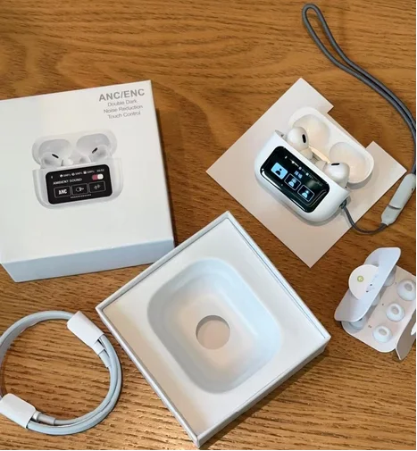 سماعات أذن لاسلكية مع شاشة تعمل باللمس  مميزات المنتج: