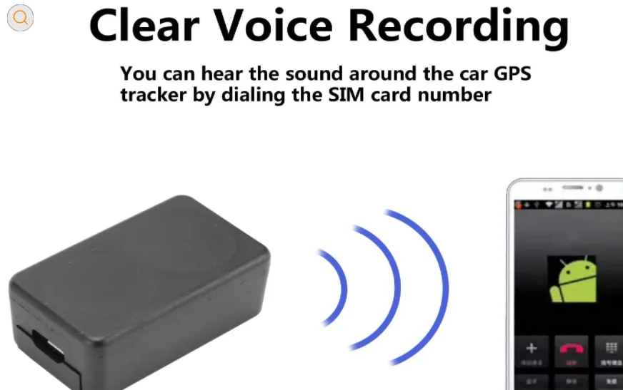 H-COME Magnetic Mini Car SPY GSM GPRS Tracker GPS Real Time Tracking Locator Anti-Lost Device Require SIM Card and TF Card(not Included),Mobile Phone to...