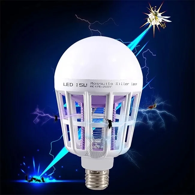 Mosquito Killer Lamp LED Bulb E27 Accueil Bug Zapper