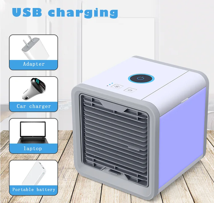 Hot Selling Air Cooler Mini USB Personal Space Air Conditioner Fan Cooler Air Purifier Humidifier