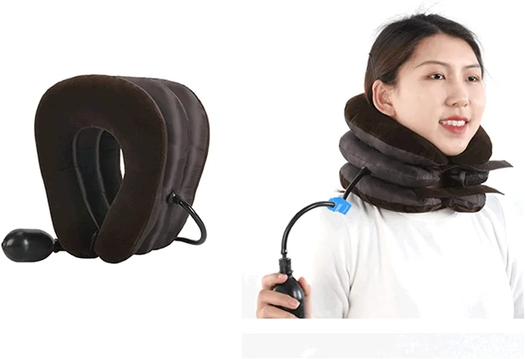 داعم الرقبة القابل للنفخ  تخفف آلام الرقبة على الفور