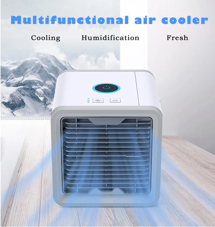 Hot Selling Air Cooler Mini USB Personal Space Air Conditioner Fan Cooler Air Purifier Humidifier