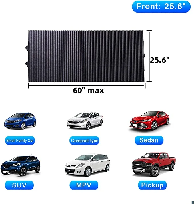 مظلة سيارة داخلية للحماية من اشعة الشمس
