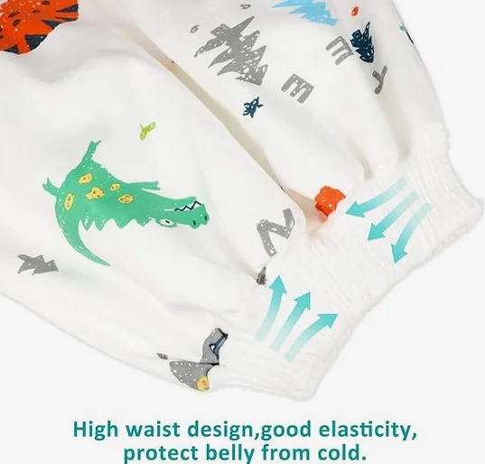 سروال تنورة مريح للأطفال مقاوم للماء فائق الامتصاص ومضاد للتسرب وقابل للغسل