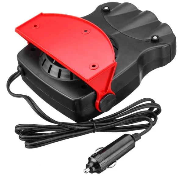 Defletor de pára-brisas com aquecedor de carro 150w 2em 1
