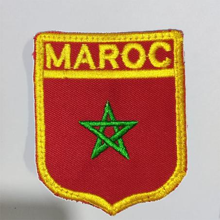عَلم المغرب مطروزة مقاس الِلّباس العسكري