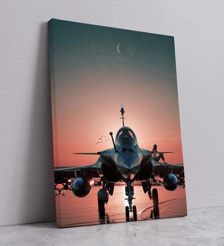 2لوحة عسكرية طائرة آصلية