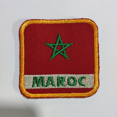 عَلم المغرب مطروزة مقاس الِلّباس العسكري