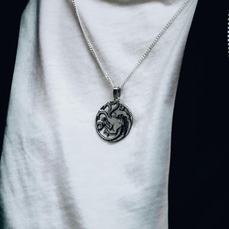 SILVER TARGARYEN PENDANT