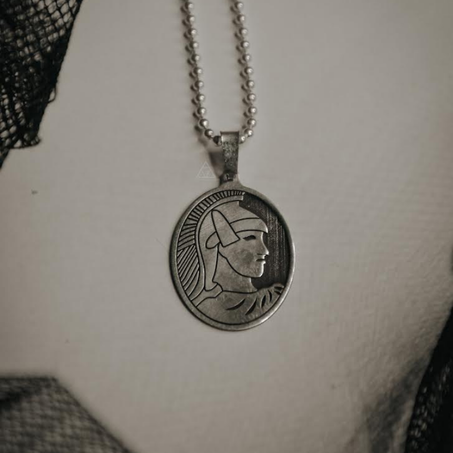 Centurion Pendant Necklace - Silver
