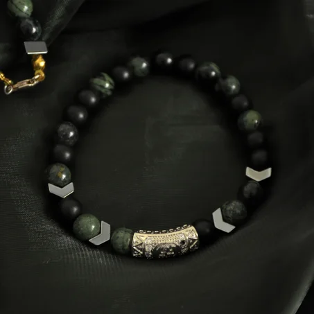 GREEN JASPER BRACELET