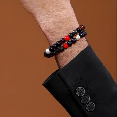 MEN'S BRACELET DOUBLE-RANG