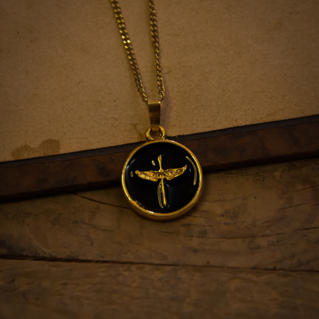 ANGEL SWORD PENDANT NECKLACE