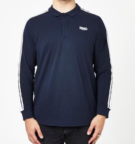 Polo Lonsdale 2 Stripe Long