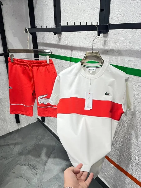 Ensemble lacoste تيشورت +شورط) 2026