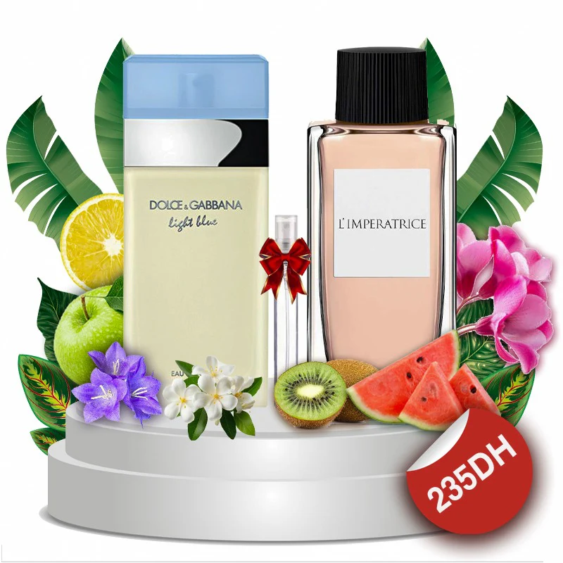PACK D&G LIGHT BLUE WOMEN + L’IMPERATRICE + 10ML GRT