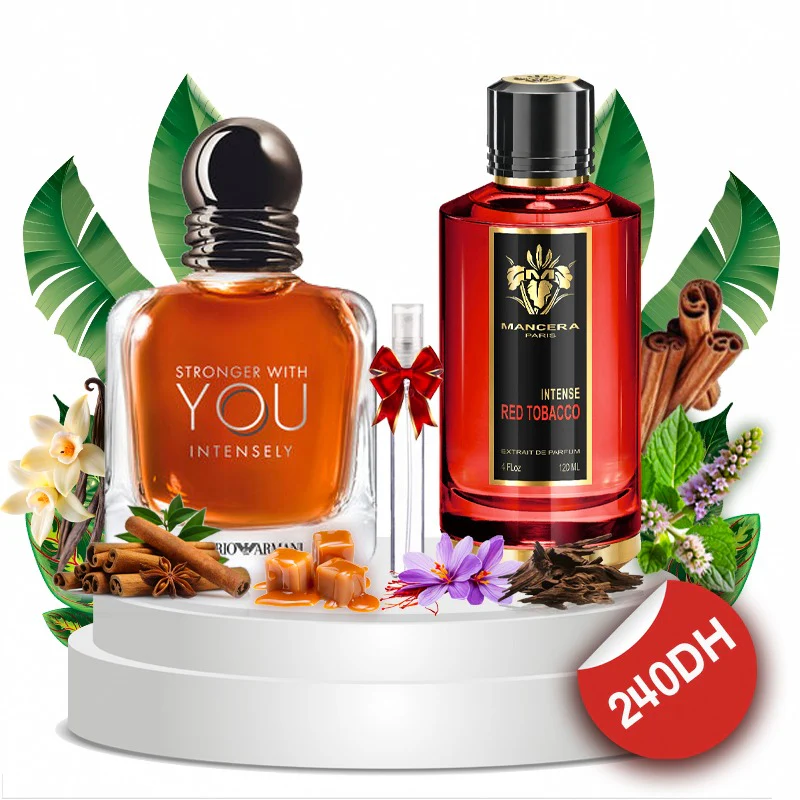 PACK INTENSELY + RED TOBACCO + 10ML GRT