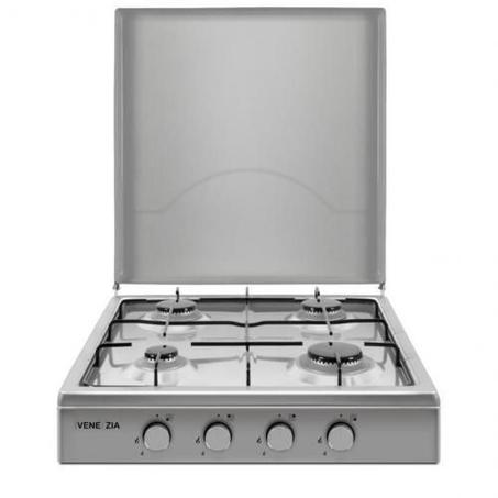 RECHAUD A GAZ 4 FEUX VENIZIA TABLE INOX
