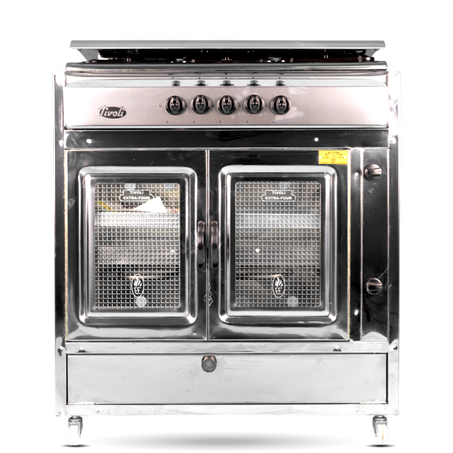 Cuisinière à Gaz XL INOX 5 FEUX INOX TIVOLI