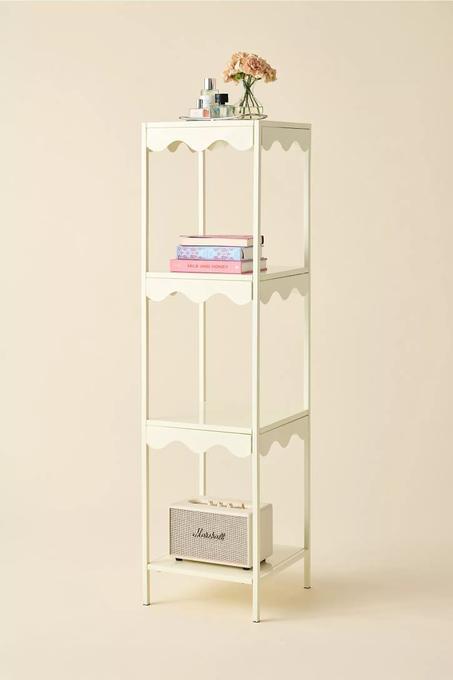 ETAGERE SCALLOP METAL