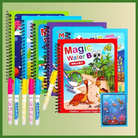 كتب التلوين القابلة لإعادة لاستخدام